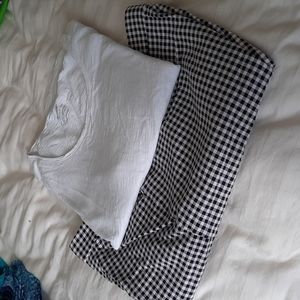 Women's tee and shorts